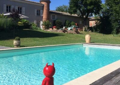 Piscine au Château des Janroux