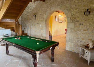 Billard de notre maison dans le Périgor